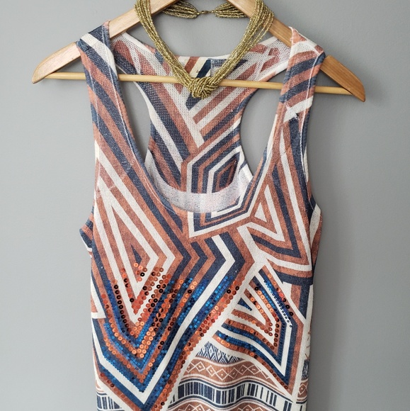 Daytrip sequin tank top - Picture 1 of 2